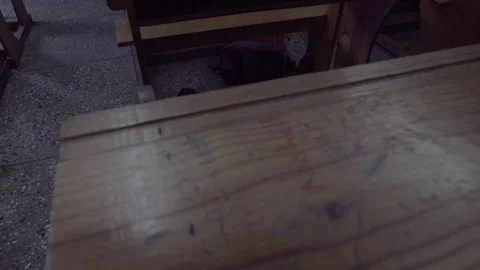 Tilt of Classroom 스톡 동영상 77167909