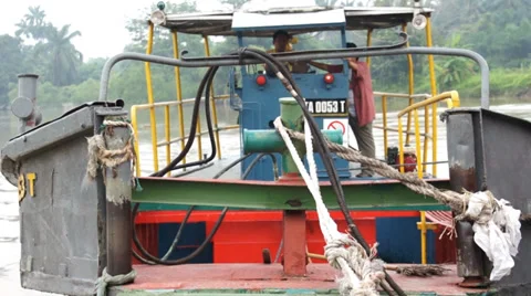 Tilt up cu ferry Video stock 34971037