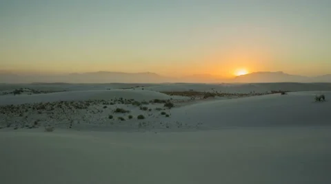 Tilt Up in Desert During Sunset Stock Footage 60218160