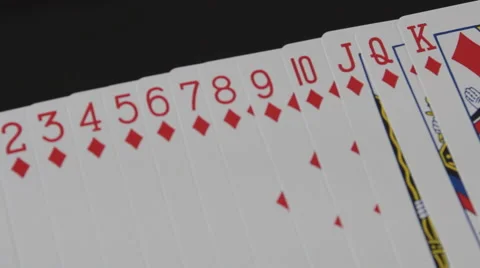 Tilt to Diamond Playing Cards 動画素材 52946358
