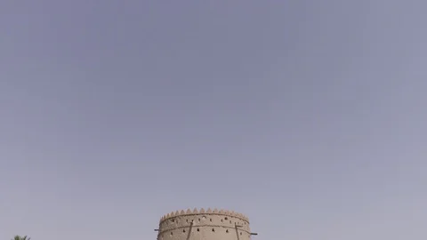 Tilt Down to Al Ain Castle 4K Stock Footage 89219115