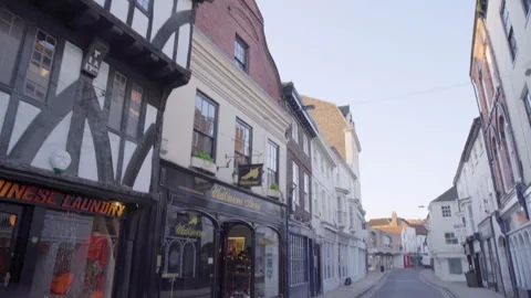 Tilt Down On Goodramgate York 스톡 동영상 242707227