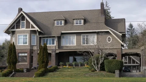 Tilt Down Nice Home Video stock 127039350