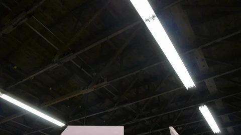 Tilt down to reveal Insulation Display at County Fair Stock Footage 92761937