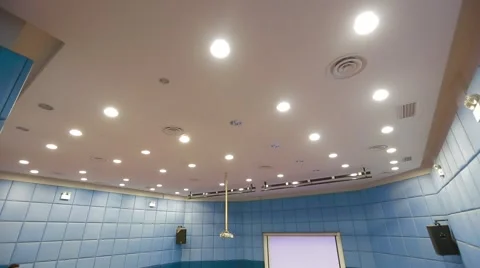 Tilt Down Shot of A Lecture Hall Full of Students in Penang, Malaysia Stock Footage 49388507