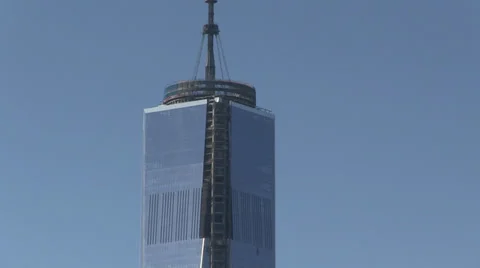 Tilt up Freedom Tower. Stock Footage 33709493