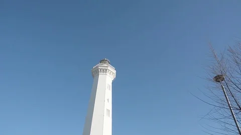 Tilt of Lighthouse of Torre Canne Video stock 71678964