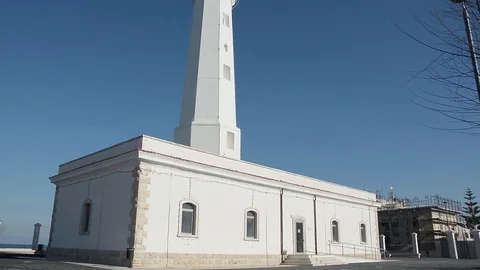 Tilt of Lighthouse of Torre Canne Video stock 71679518