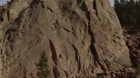 Tilt up mountain in Eldorado Canyon State Park, Boulder Colorado 库存影片 76413264