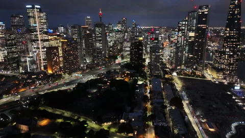 Tilt up over Sydney Stock Footage 271489043