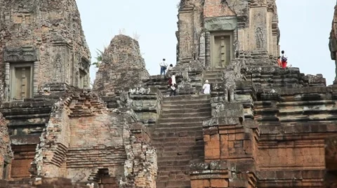 Tilt up of Pre Rup Stock Footage 12435645