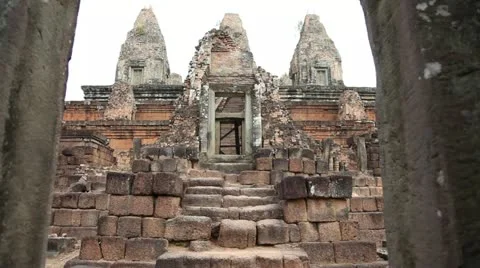 Tilt up of Pre Rup Video stock 12436199