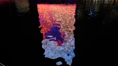 Tilt reflection Space to dream at Darling Harbour 6K Video stock 310842289