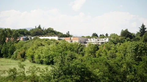 Tilt on a river with forest Video stock 94557192