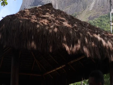 TILT UP TO ROCK MOUNTAIN RIO Stock Footage 78244774