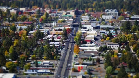 Tilt-shift City Time lapse 스톡 동영상 96466654