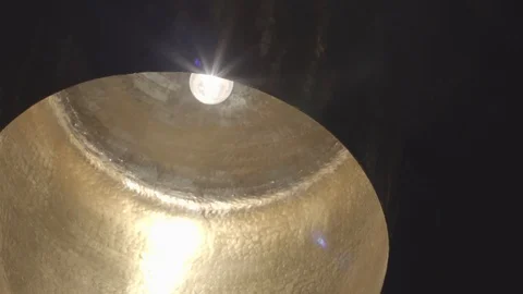 Tilt Shot in Lamp Stock Footage 125886352