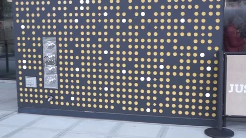 Tilt shot of the marquee at the AmazonGo beta store Stock Footage 70563591