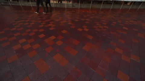 A tilt shot of a wall with the first amendment written on it in large letters at Stock Footage 50525014