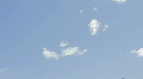 Tilt from sky to busy freeway Stock Footage 701307