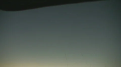 TILT TO SUNSET LEFT-EYE Stock Footage 286073