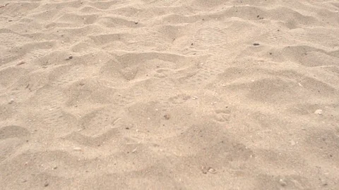 Tilt view on Ibiza's beach, cloud in background Video stock 83047028