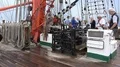 Tilt up visitors on board at four-masted steel barque STS Sedov Седов 4k or 4k+ Resolution