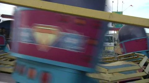 Tilt-a-Whirl Stock Footage 863062