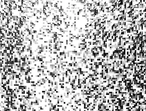 Tilted 3d extruded cube blocks abstract illustration Stock Illustration