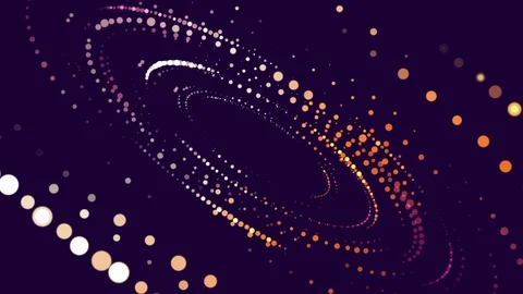 Tilted Colorful Spirals Graphics Stock Footage 114129465