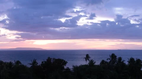 Tilted frame of a pre-sunrise Stock Footage 63325619