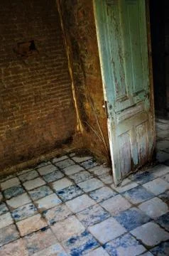 The tilted room Stock Photos