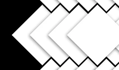Tilted sqaure shapes and zig zag and isolated color Stock Illustration