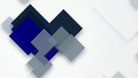 Tilted squares layered geometric shapes seamless loop motion Stock Footage 345289200