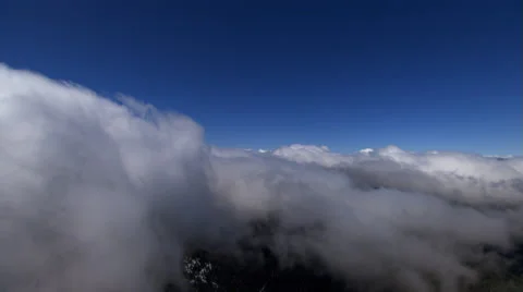 Tilting flight over cloud layer Video stock 59417321