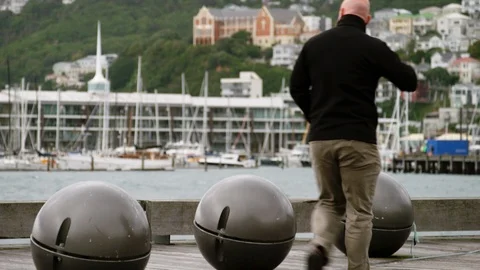 Tilting up pull focus St Gerards church and monastery, Wellington Stock Footage 89892719