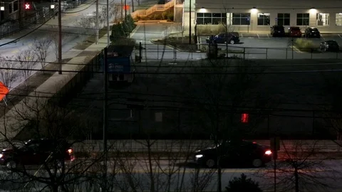Tilting up shot of Memorial Drive Stock Footage 85801217
