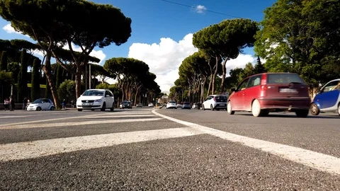 Tilting Timelapse in Rome, Italy Stock Footage 120367180
