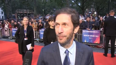 Tim Blake Nelson at BFI 62nd LFF UK Premiere of 'The Ballad Of Buster Scruggs' Stock Footage 101196097