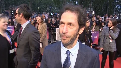 Tim Blake Nelson at BFI 62nd LFF UK Premiere of 'The Ballad Of Buster Scruggs' Stock Footage 101196141