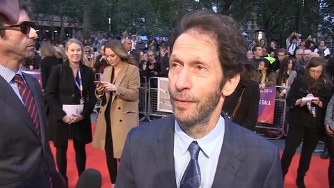 Tim Blake Nelson at BFI 62nd LFF UK Premiere of 'The Ballad Of Buster Scruggs' Stock Footage 101196202
