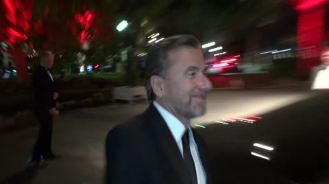 Tim Roth leaving red carpet event during Cannes Film Festival Stock Footage 62061120