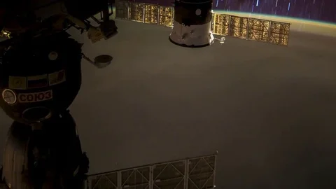 Timalapse Pacificocean from ISS Stock Footage 72759271