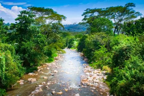 Timana River Foto stock