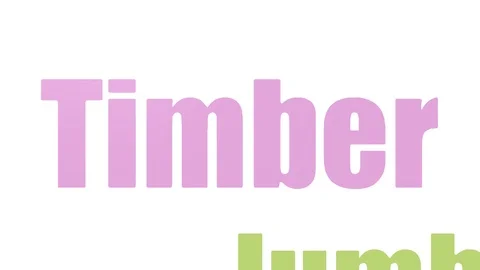 Timber Animated Word Cloud Isolated On White Stock Footage 99620820