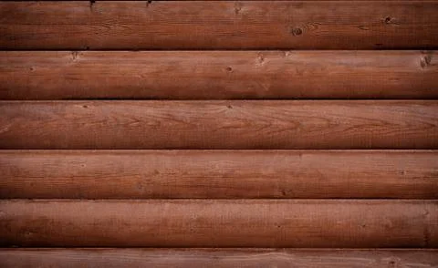 Timber brown background texture lying on each other Stock Photos