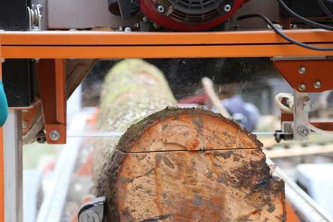 Timber construction in construction industry Stock Photos