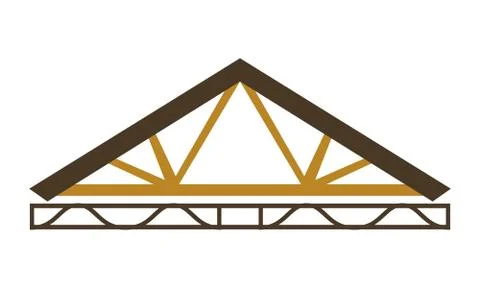 Timber Engineering Logo Design Template Vector Stock Illustration