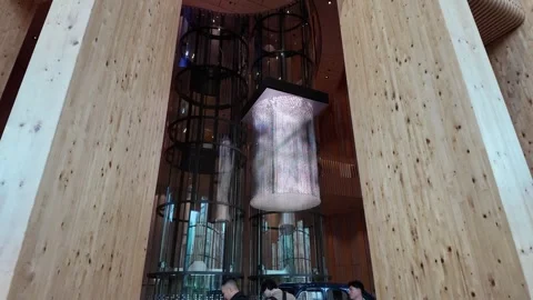 Timber Exhibition Interior and Open Gallery Architecture in Gothenburg Видео 347681105