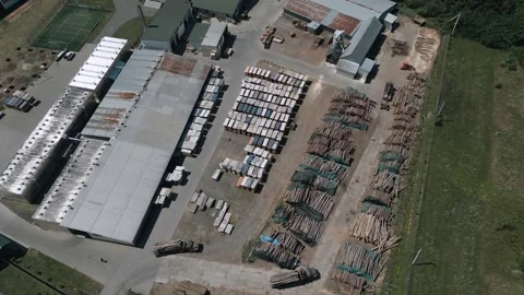 Timber Facility Overview Video stock 316584515